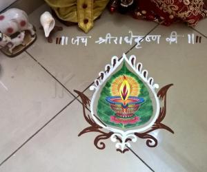 Rangoli: Pooja Room Kolams
