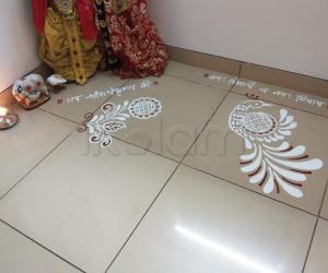Pooja Room Kolams