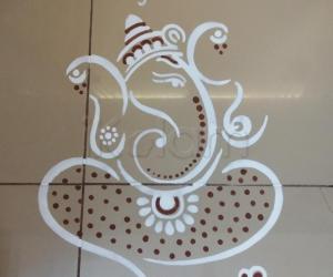 Pooja Room Kolams