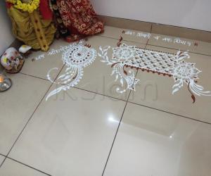 Pooja Room Kolams