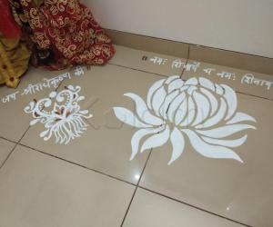 Pooja Room Kolams