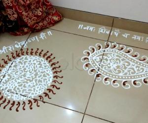Pooja Room Kolams