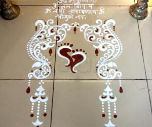 Rangoli: Pooja Room Kolams