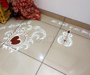 Pooja Room Kolams