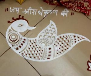 Pooja Room Kolams