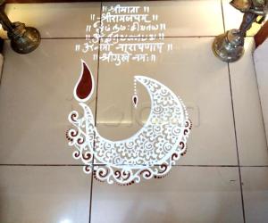 Rangoli: Pooja Room Kolams