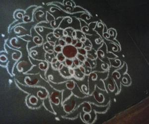Rangoli: My sister's kolam- (Shobana's kolams)