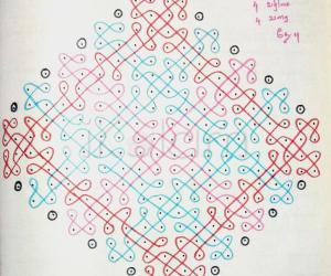 Rangoli: Kolam Notebook Kolams- 103