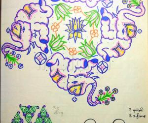 Kolam Notebook Kolams- 27