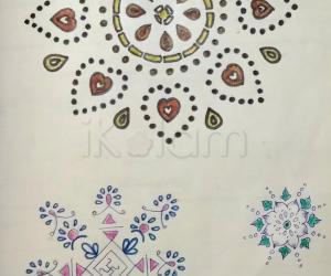 Kolam Notebook Kolams- 77