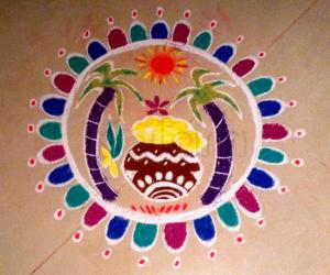 Rangoli: Pongal Rangoli