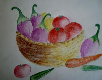 Rangoli: Vegetable Basket