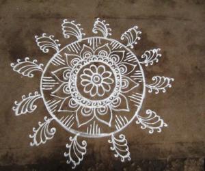 Rangoli: Free Hand Kolam!