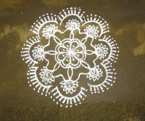 Daily kolam