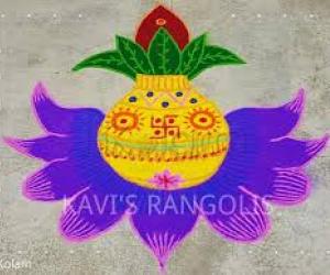 Kalash rangoli