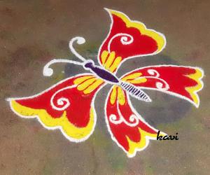 Featured image of post Butterfly Rangoli Designs With Colours This color combination is versatile enough to be used in a variety of design projects from those with a sophisticated and upscale look to those with a calm and comfortable feel