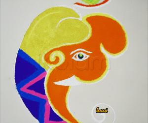 Rangoli: Lord Ganesh 