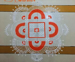 Navaratri special day 1 orange 