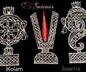 Sangu chakra kolam