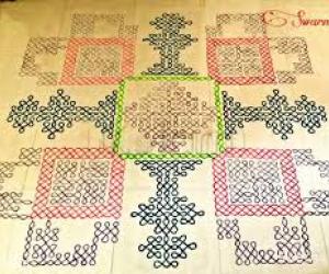 Big chikku kolam