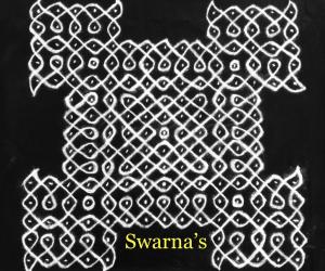 Simple sikku kolam 