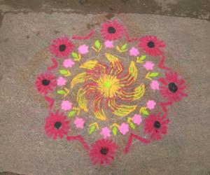 Aadi velli rangoli 5