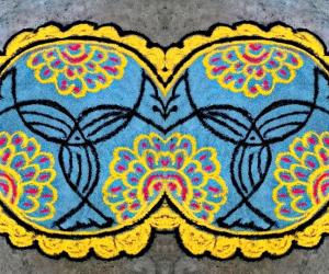 Rangoli: freehand rangoli