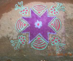 freehand rangoli