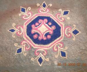 free hand rangoli