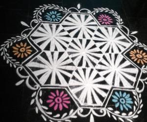 free hand rangoli