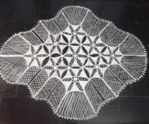 Rangoli: white kolam
