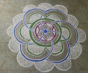 freehand rangoli
