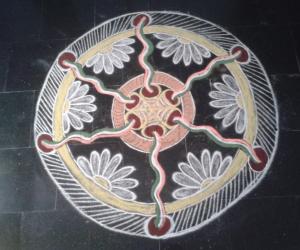 Republic day kolam