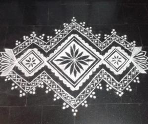 freehand rangoli