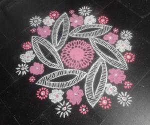 Rangoli: Margali kolam 9