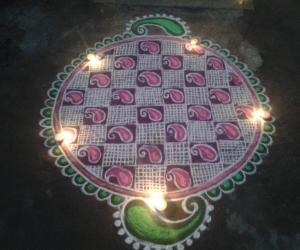 Thiru karthigai kolam 3