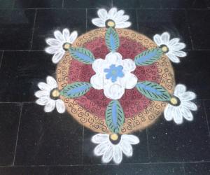 freehand rangoli