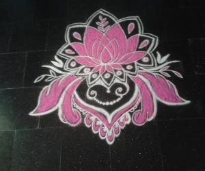 Navarathiri rangoli