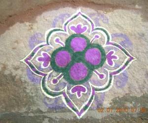 Rangoli: freehand rangoli