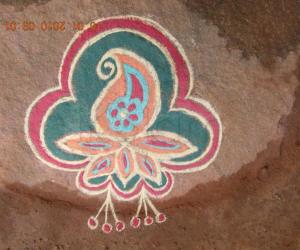 freehand rangoli