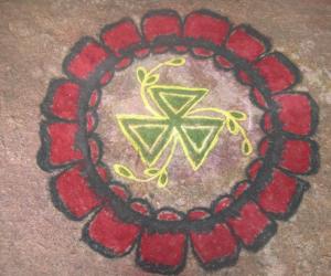 Rangoli: margali rangoli 2014