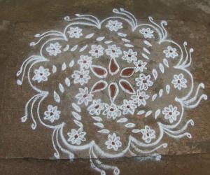 freehand rangoli