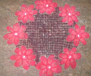 free hand rangoli
