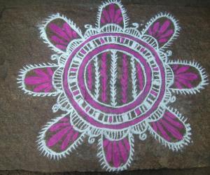 freehand rangoli