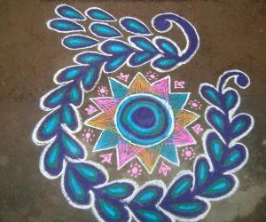 freehand rangoli