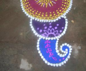 Rangoli: karthigai rangoli