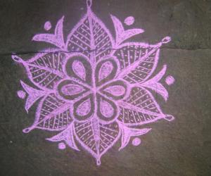 freehand rangoli