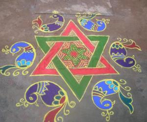 Dotted rangoli for contest 2013