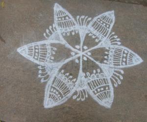 Rangoli: freehand rangoli