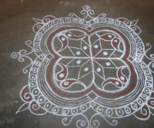 Rangoli: freehand rangoli